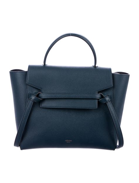 celine micro dark navy belt|WOMEN HANDBAGS .